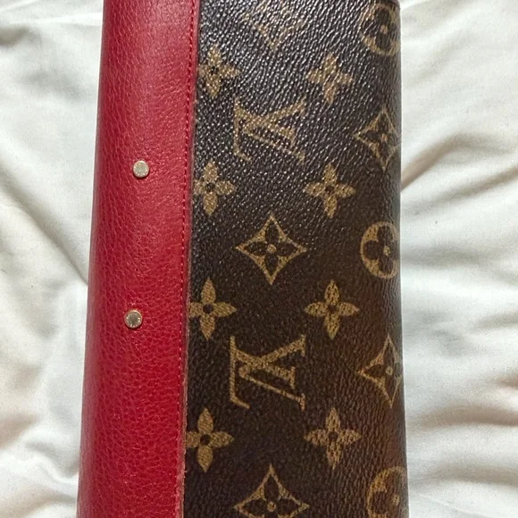 Louis Vuitton Monogram Red and Brown Clutch